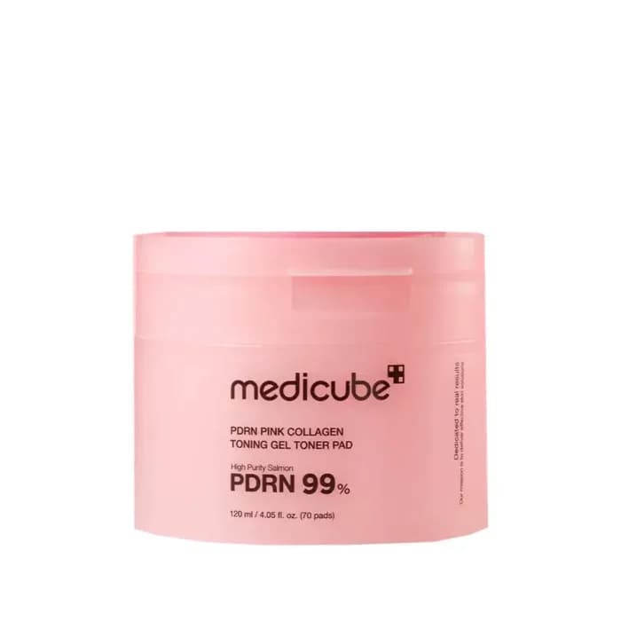 Medicube PDRN PINK COLLAGEN TONING GEL TONER PAD (70ea)