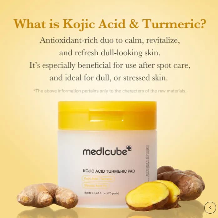 MEDICUBE Kojic Acid Turmeric Pad (70 Pads)
