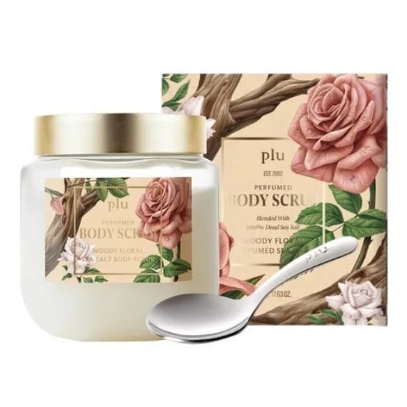 Plu Perfumed Sea Salt Body Scrub Woody Floral 500g