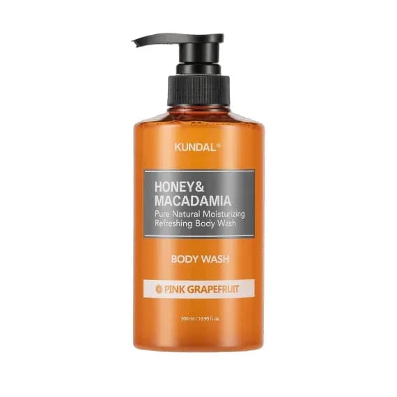 Honey & Macadamia Body Wash (Pink Grapefruit)-500ml