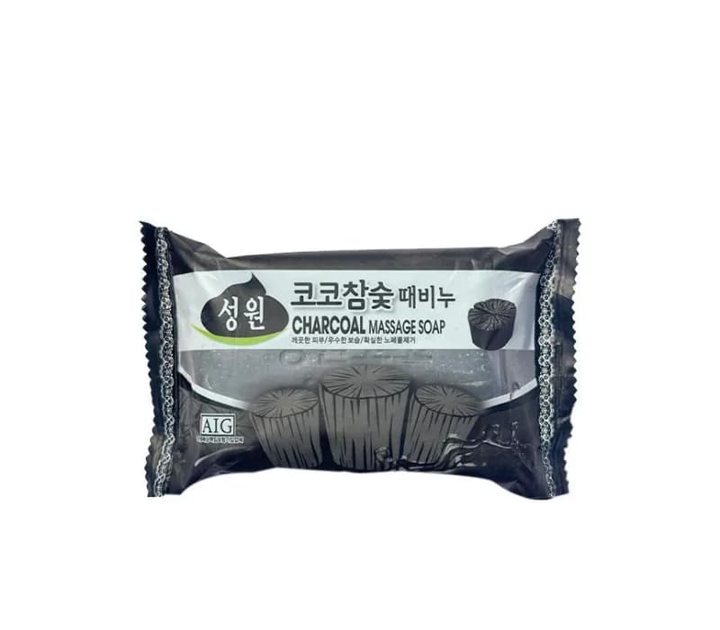Sungwon Cosmetics Charcoal Massage Soap-150g