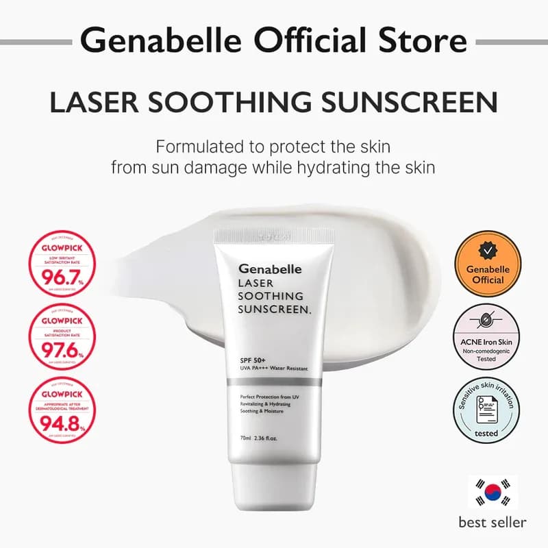 GENABELLE Laser Soothing Sunscreen – 70ml