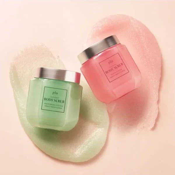 plu Perfumed Fruity Body Scrub Peach & Plum 500g