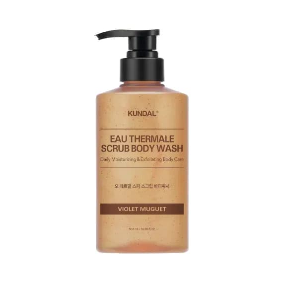 Kundal Eau Thermale Scrub Body Wash Violet Muguet 500ml
