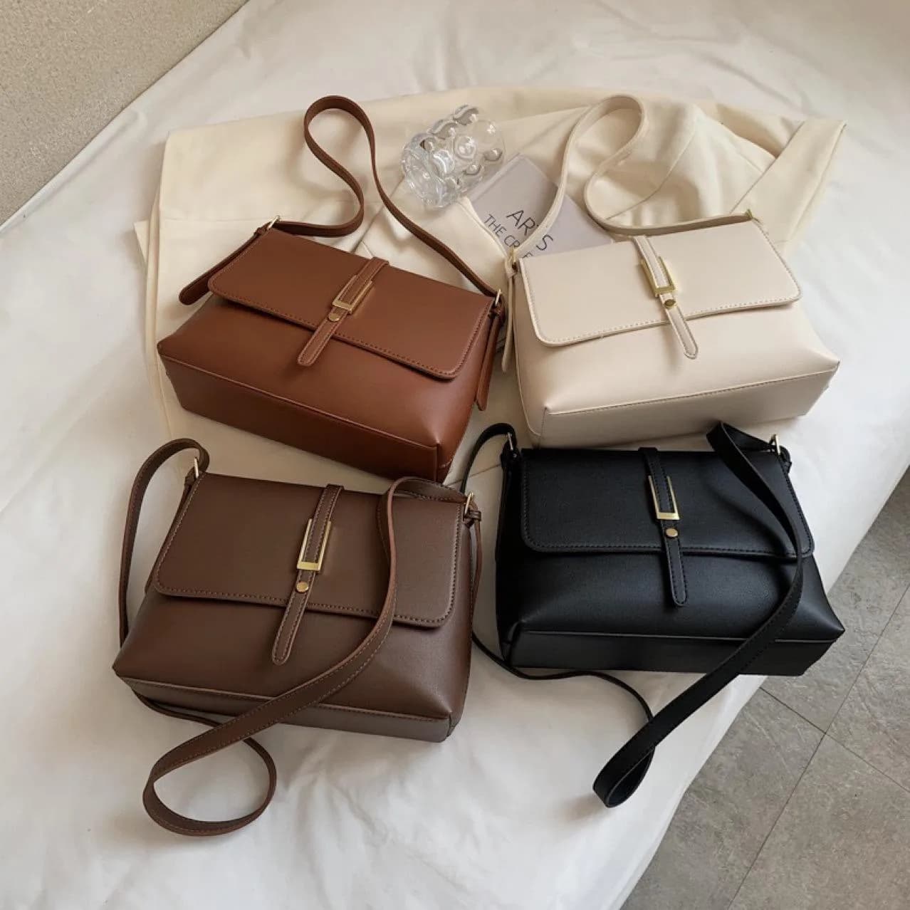 Classic Black Flap Shoulder Bag