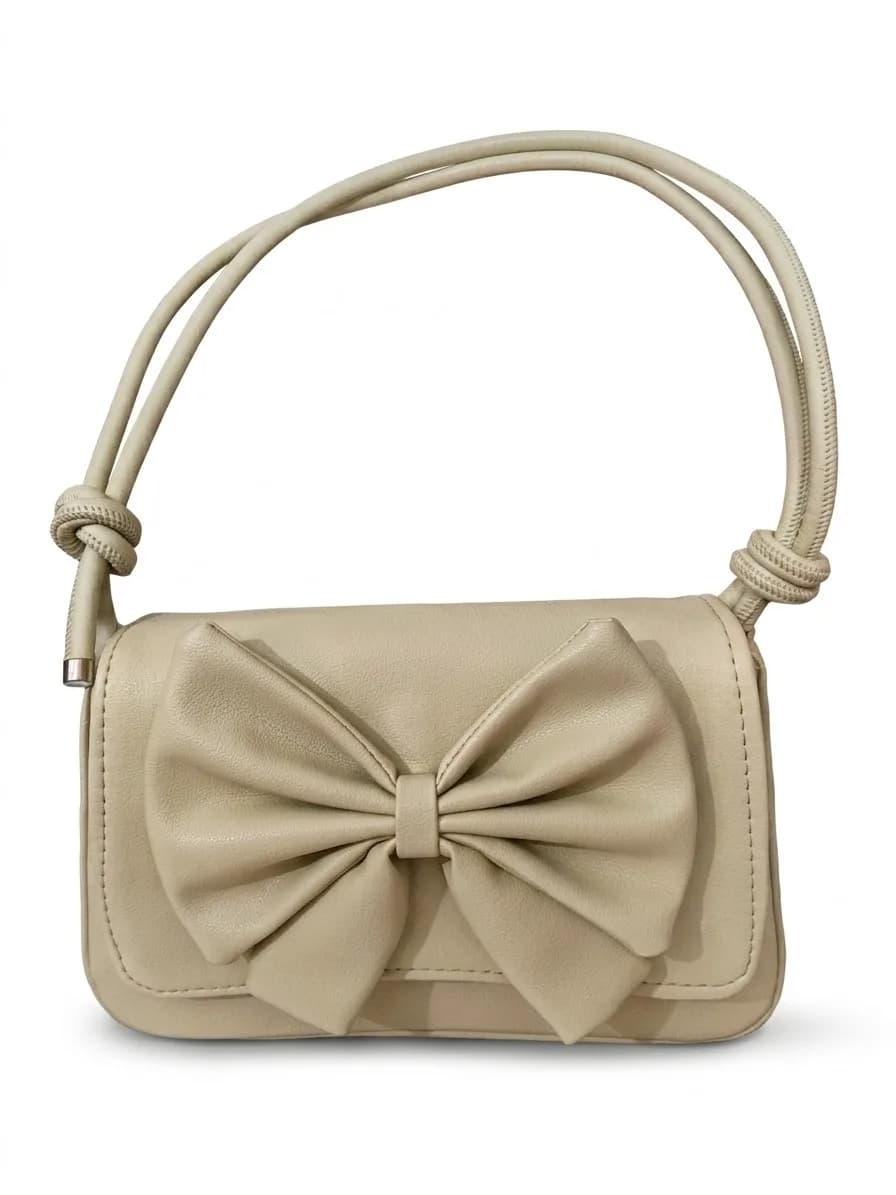 Elegant Bow Detail Shoulder Bag
