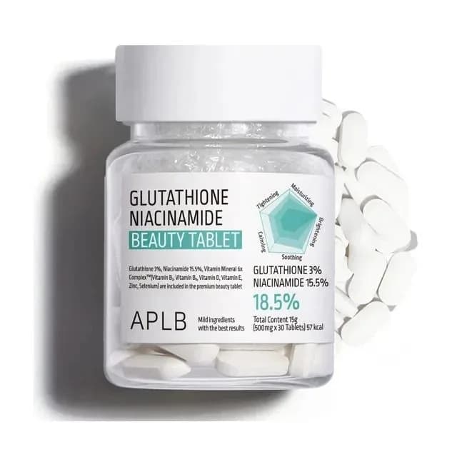APLB Glutathione Niacinamide Beauty Tablet (500mg x 30 Tablets)